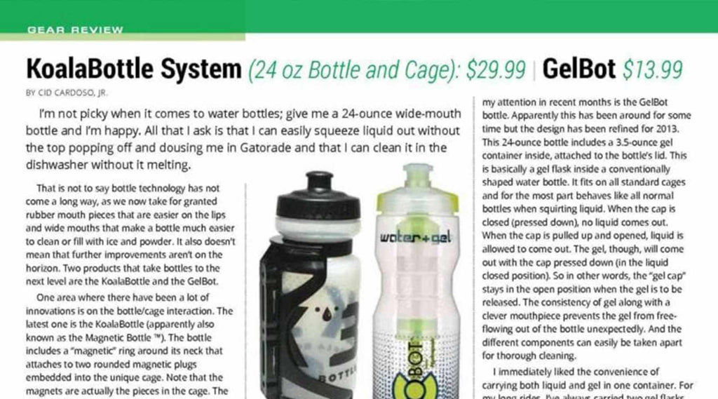 Endurance Magazine Koala Bottle Review By Cid Cardozo, Jr.